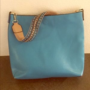Simple turquoise purse/bag